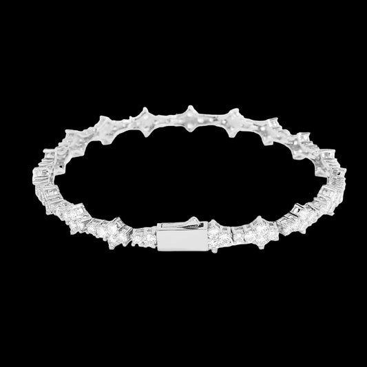 Hip Hop Jewelry Cross Tennis Necklace for Men Women Lead-Free Nickel-Free Skin-Safe Iced Out Bling CZ Tennis Chain Necklace Gift