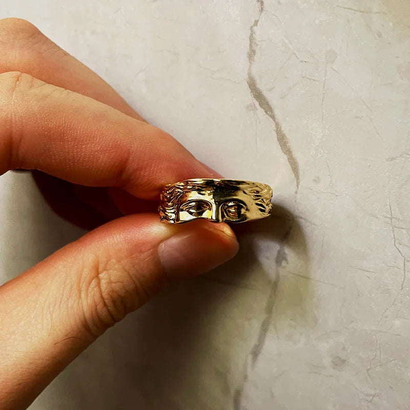 Half Face Ring
