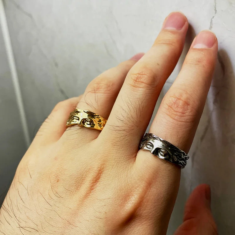 Half Face Ring